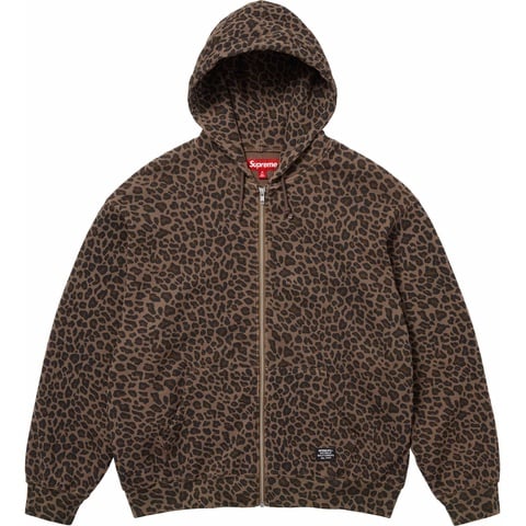 Hooded Zip Up Thermal - spring/summer 2025 - Supreme