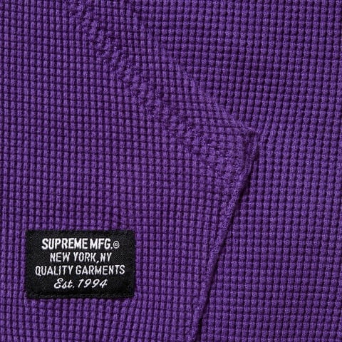 Hooded Zip Up Thermal - spring/summer 2025 - Supreme