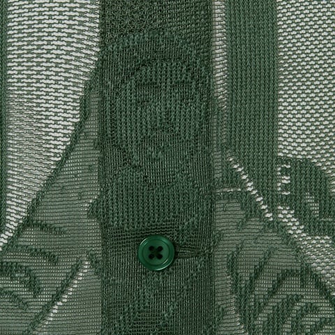 Supreme Last Supper Lace S/S Shirt - Dark Green