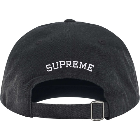 帽子 SUPREME25SS LeatherApplique 6Panel Black Leather Appliqué 6-Panel - spring/summer 2025 - Supreme