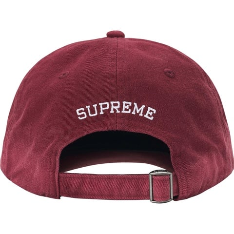 【Supreme】 Leather Appliqué 6-Panel　Navy Buy Supreme Leather Appliqué 6-Panel 'Navy' - SS25H118 NAVY | GOAT NL
