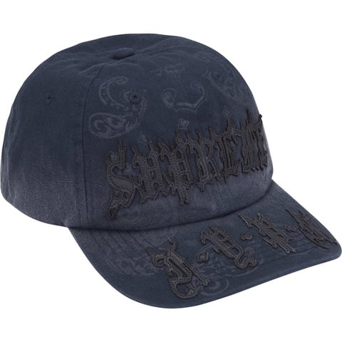 Supreme Leather Applique 6-Panel Navy 新品 Leather Appliqué 6-Panel - spring/summer 2025 - Supreme