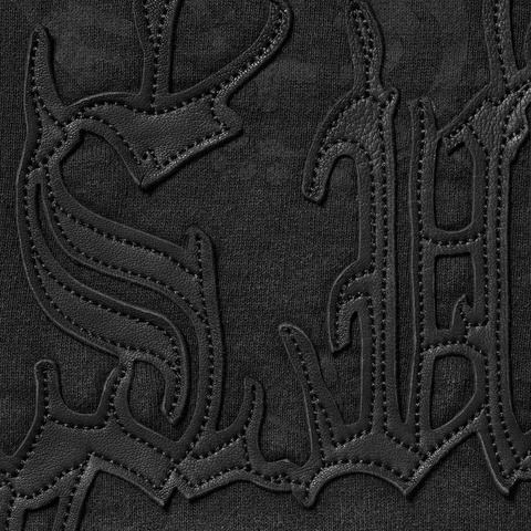 Leather Appliqué Zip Up Hooded Sweatshirt - Supreme