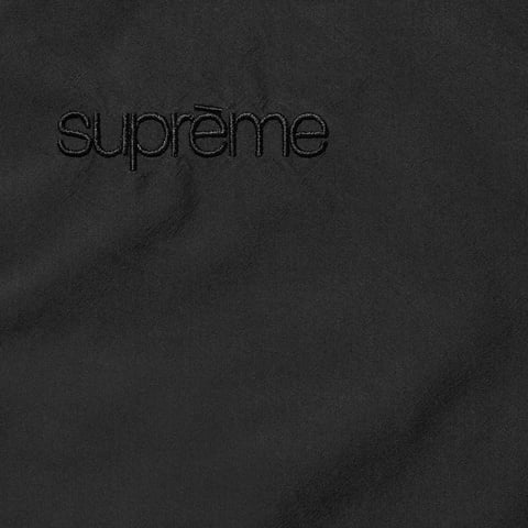 Supreme Leather Collar Utility Jacket - Black