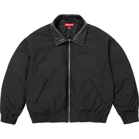 s*p様 24fw Leather Collar Utility Jacket Leather Collar Utility Jacket | Supreme 24fw