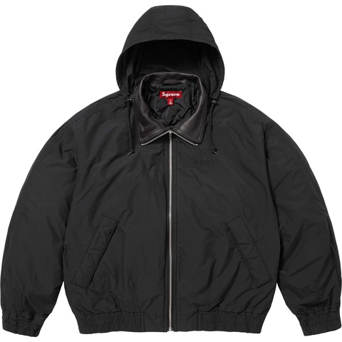 Leather Collar Utility Jacket - spring/summer 2025 - Supreme