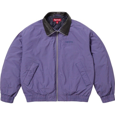 Leather Collar Utility Jacket - spring/summer 2025 - Supreme
