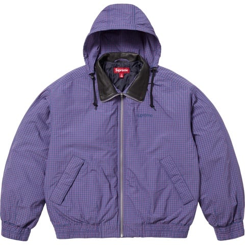 Leather Collar Utility Jacket - spring/summer 2025 - Supreme