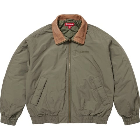 Leather Collar Utility Jacket - spring/summer 2025 - Supreme