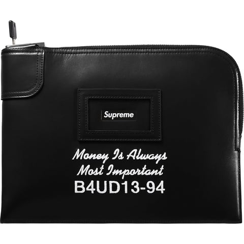 バッグ Supreme Money Bag red Supreme Leather Money Bag Red - SS25 - US