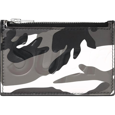 Supreme Leather Zip Card Holder CAMO カモ Leather Zip Card Holder - spring/summer 2025 - Supreme