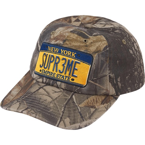 Supreme License Plate 6-Panel - Realtree® Hardwoods Camo