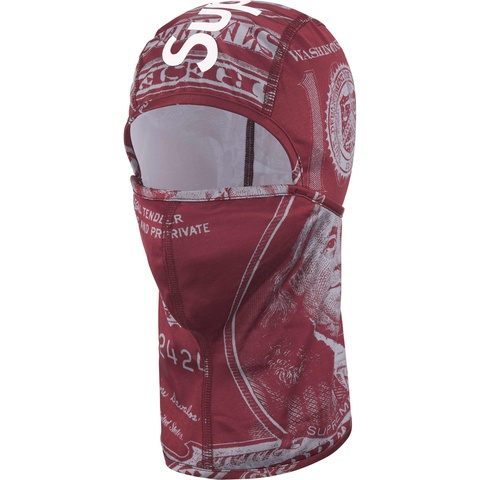 supreme Lightweight Balaclava Money 白青 supreme Lightweight Balaclava Money 白青