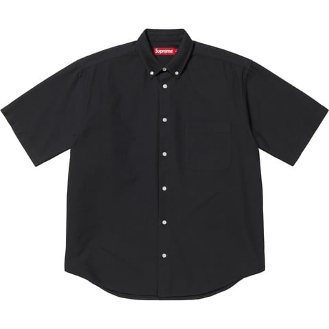 Supreme Loose Fit Oxford S/S Shirt - Black