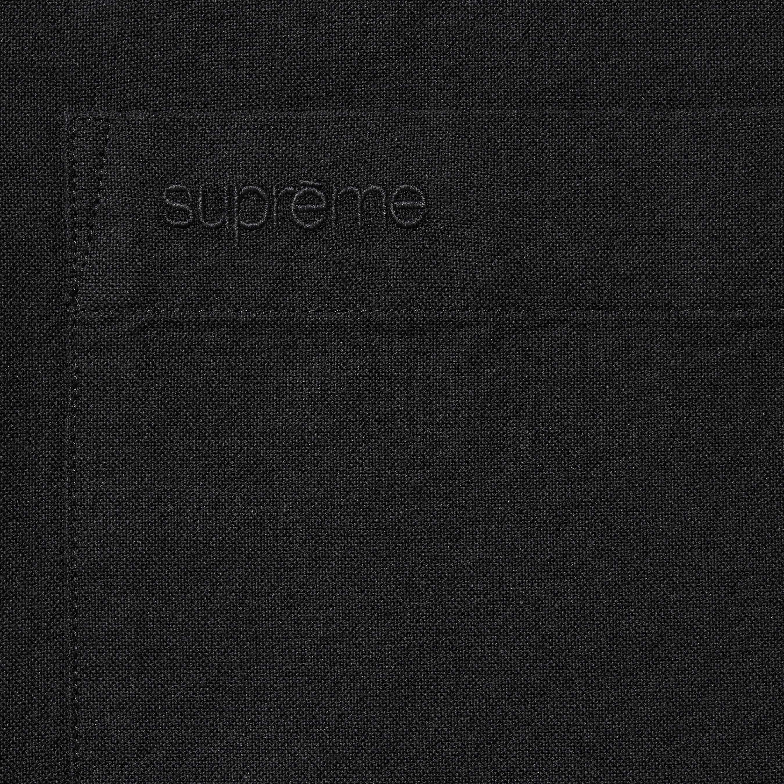 Supreme Loose Fit Oxford S S Shirt (SS25) - Black - $138