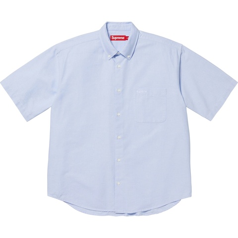 Supreme Loose Fit Oxford S/S Shirt - Light Blue