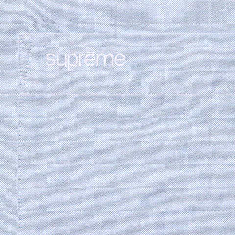 Supreme Loose Fit Oxford S/S Shirt - Light Blue