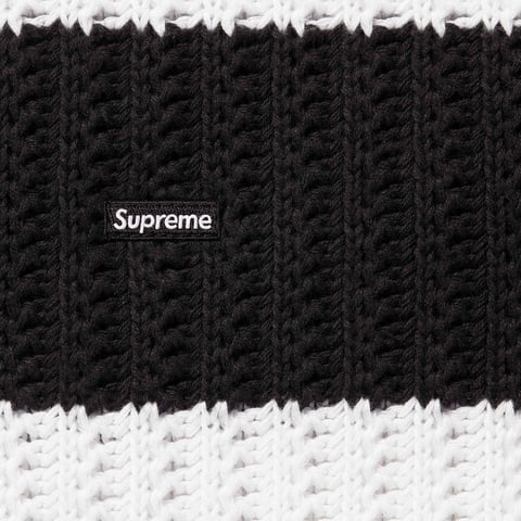 Loose Gauge Stripe Small Box Sweater - Supreme