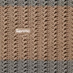 Supreme Loose Gauge Stripe Small Box Sweater (SS25) - Khaki