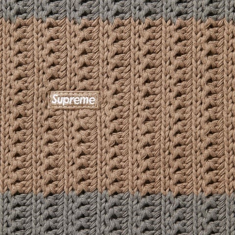 Loose Gauge Stripe Small Box Sweater - Supreme