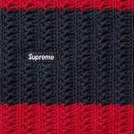 Supreme Loose Gauge Stripe Small Box Sweater (SS25) - Navy