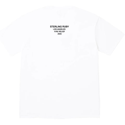 Supreme Los Angeles Fire Relief Box Logo Tee - White