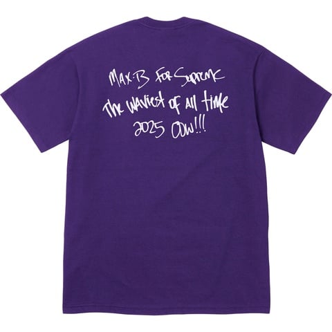 Supreme Max B Tee - Purple