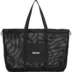 Supreme Mesh Tote Bag (SS25) - Black