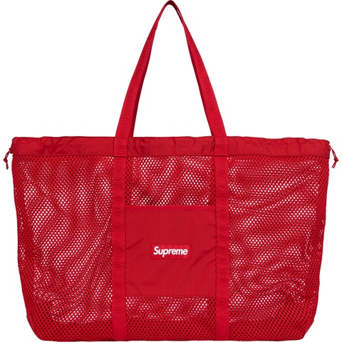 Supreme Mesh Tote Bag - Red