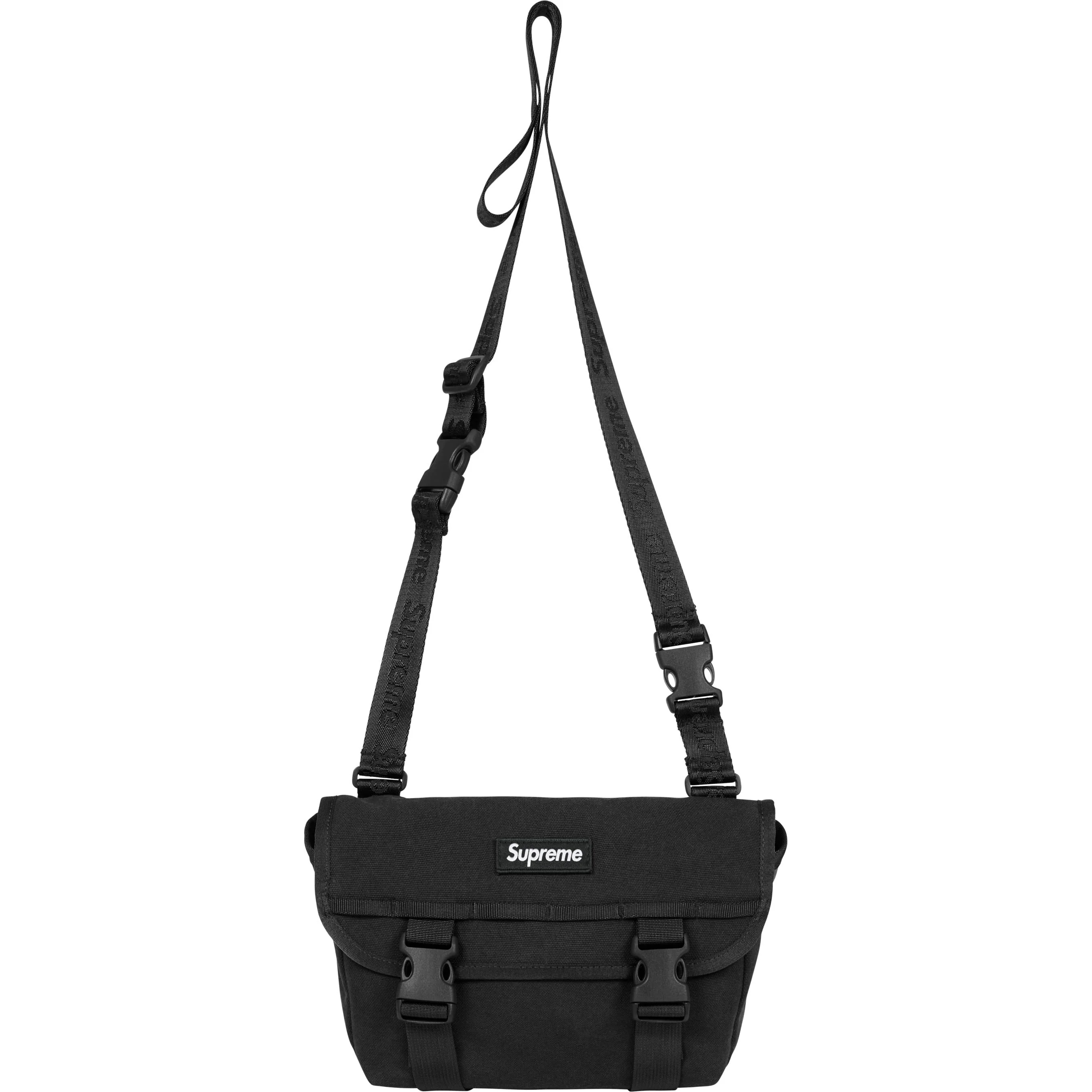 Supreme Mini Messenger Bag (SS25) - Black - $68