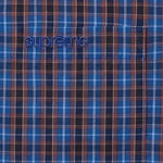 Supreme Mini Plaid S S Shirt (SS25) - Blue