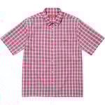 Supreme Mini Plaid S S Shirt (SS25) - Pink