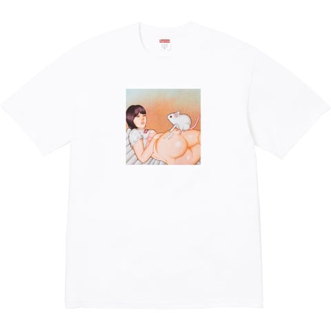 Supreme Mouse Tee - White