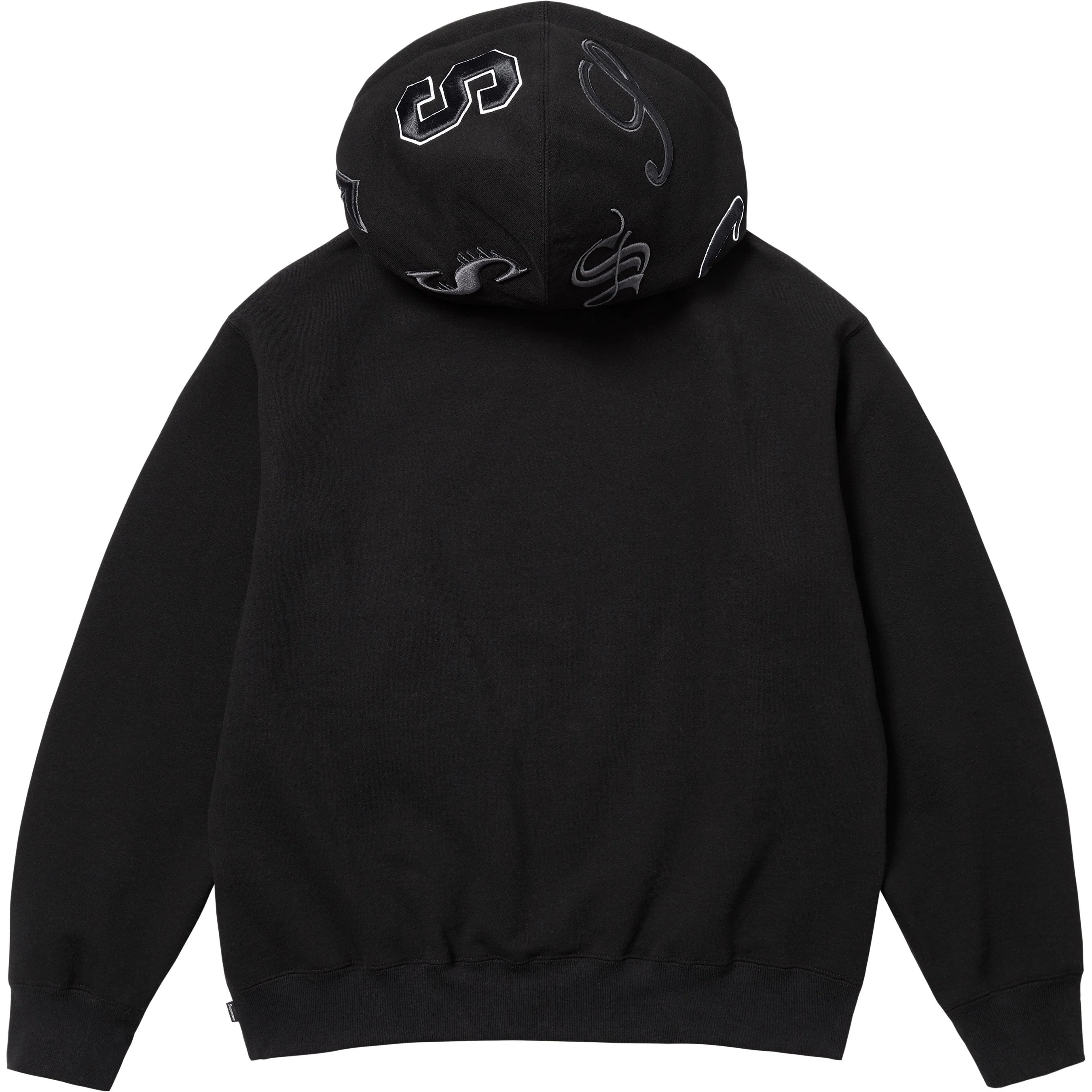 Supreme Multi S Logo Hooded Sweatshirt (SS25) - Black - $168