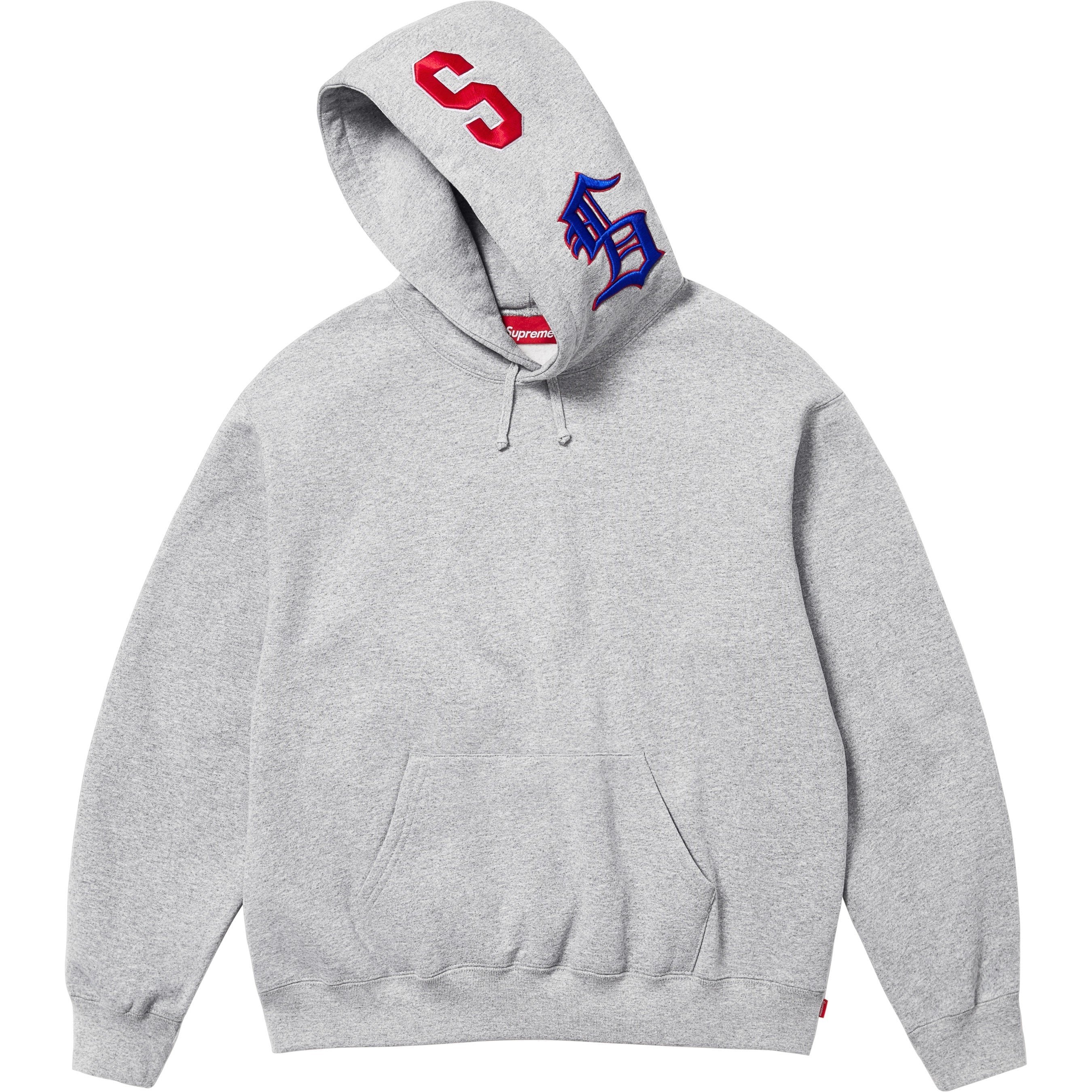 Supreme Multi S Logo Hooded Sweatshirt (SS25) - Heather Grey - $168