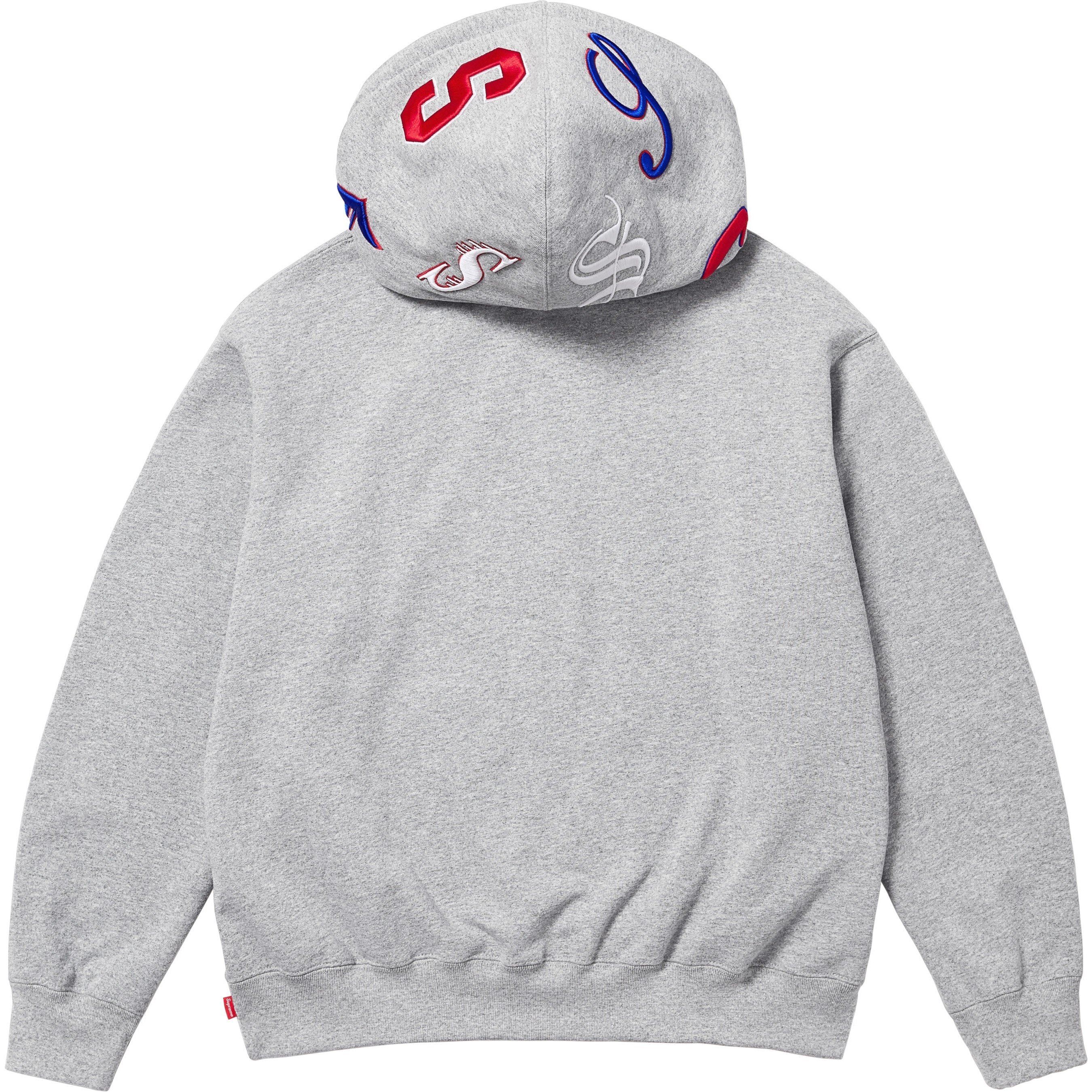 Supreme Multi S Logo Hooded Sweatshirt (SS25) - Heather Grey - $168