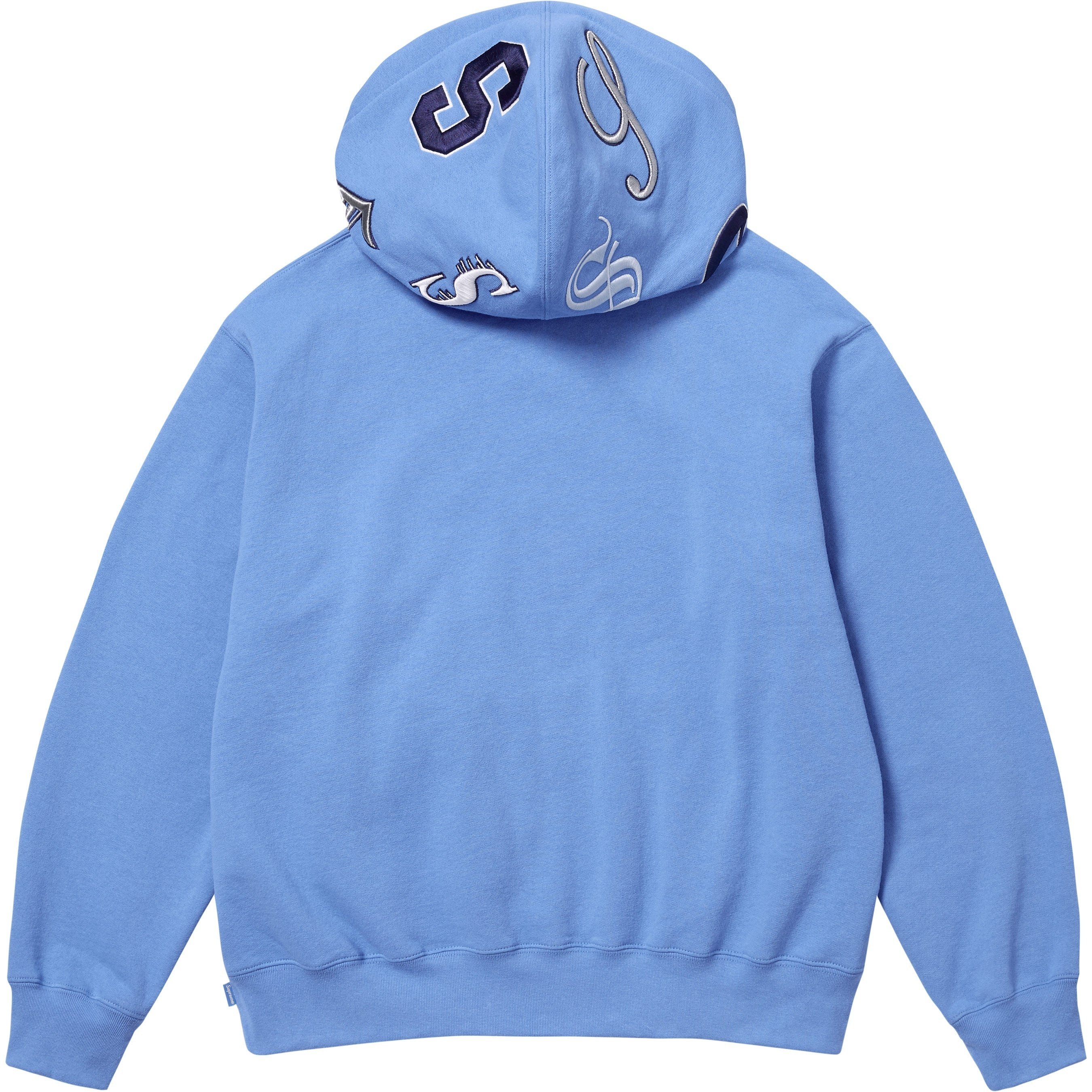 Supreme Multi S Logo Hooded Sweatshirt (SS25) - Light Blue - $168