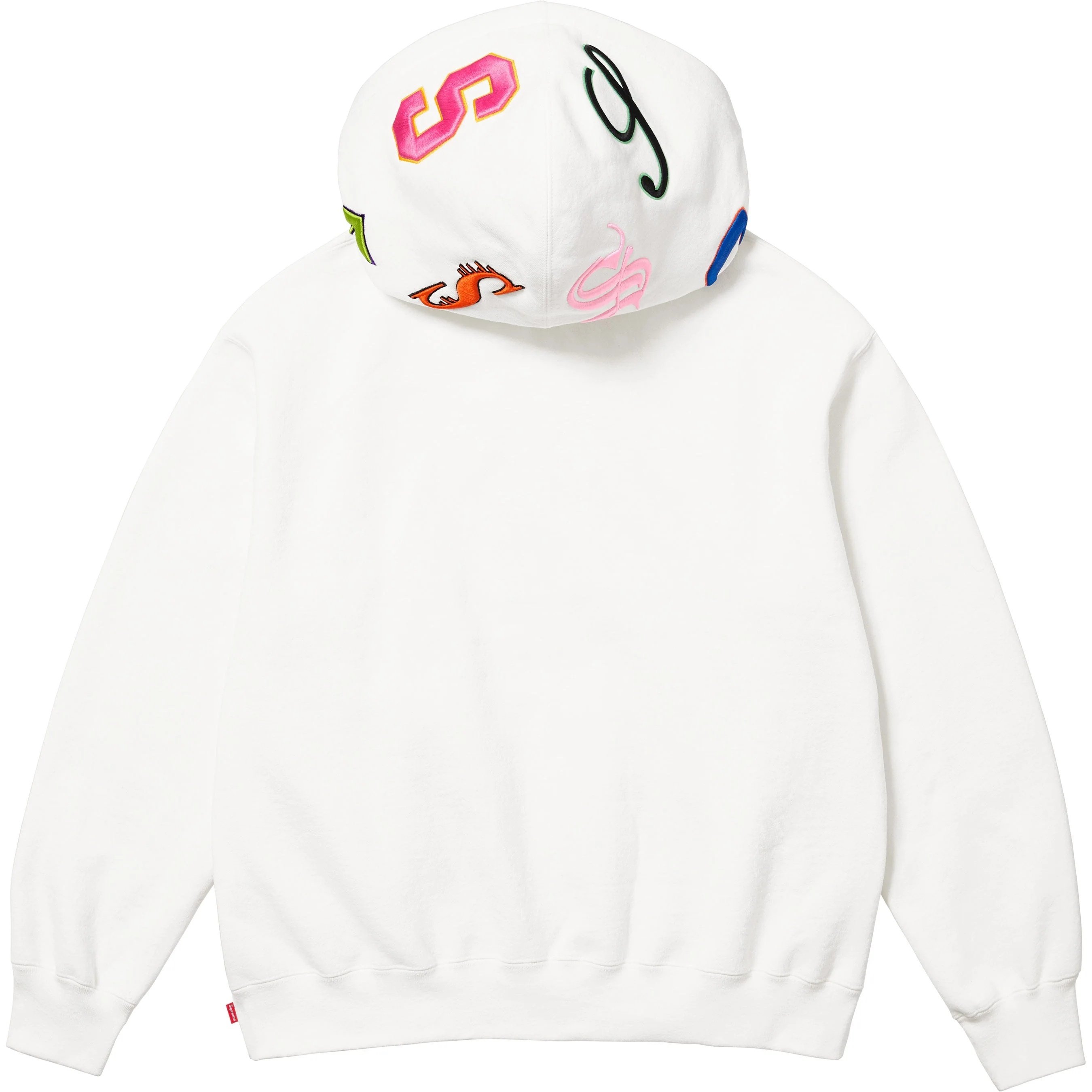 Supreme Multi S Logo Hooded Sweatshirt (SS25) - White - $168