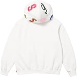 Supreme Multi S Logo Hooded Sweatshirt (SS25) - White