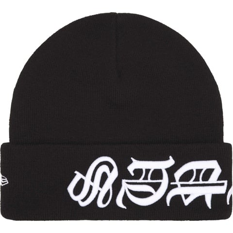 Supreme Newera Blackletter Beanie ビーニー New Era® Blackletter Beanie - spring/summer 2025 - Supreme