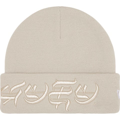 New Era® Blackletter Beanie - spring/summer 2025 - Supreme