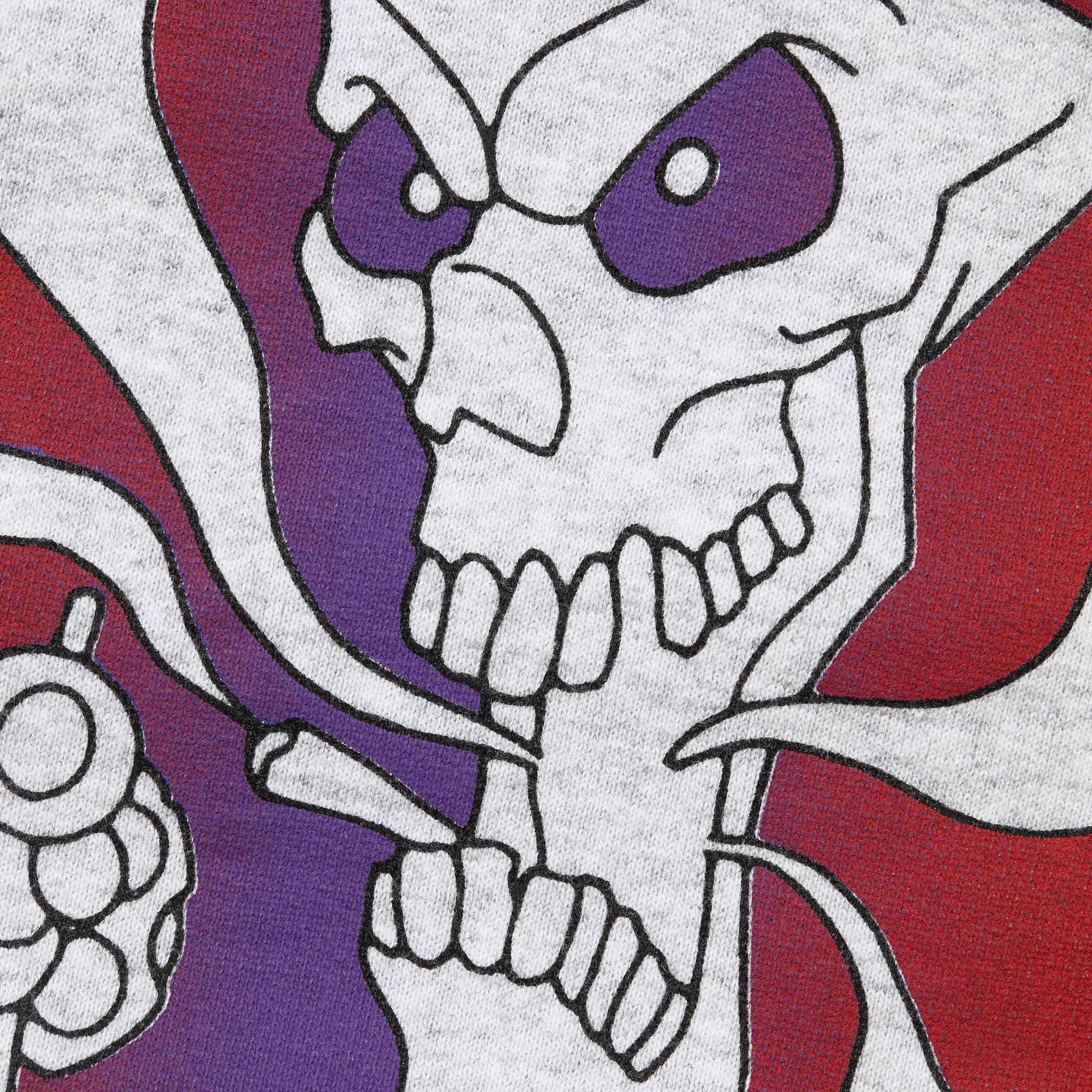 Supreme New World Order Hooded Sweatshirt (SS25) - Ash Grey - $158