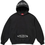 Supreme New World Order Hooded Sweatshirt (SS25) - Black