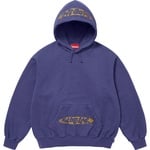 Supreme New World Order Hooded Sweatshirt (SS25) - Washed Navy