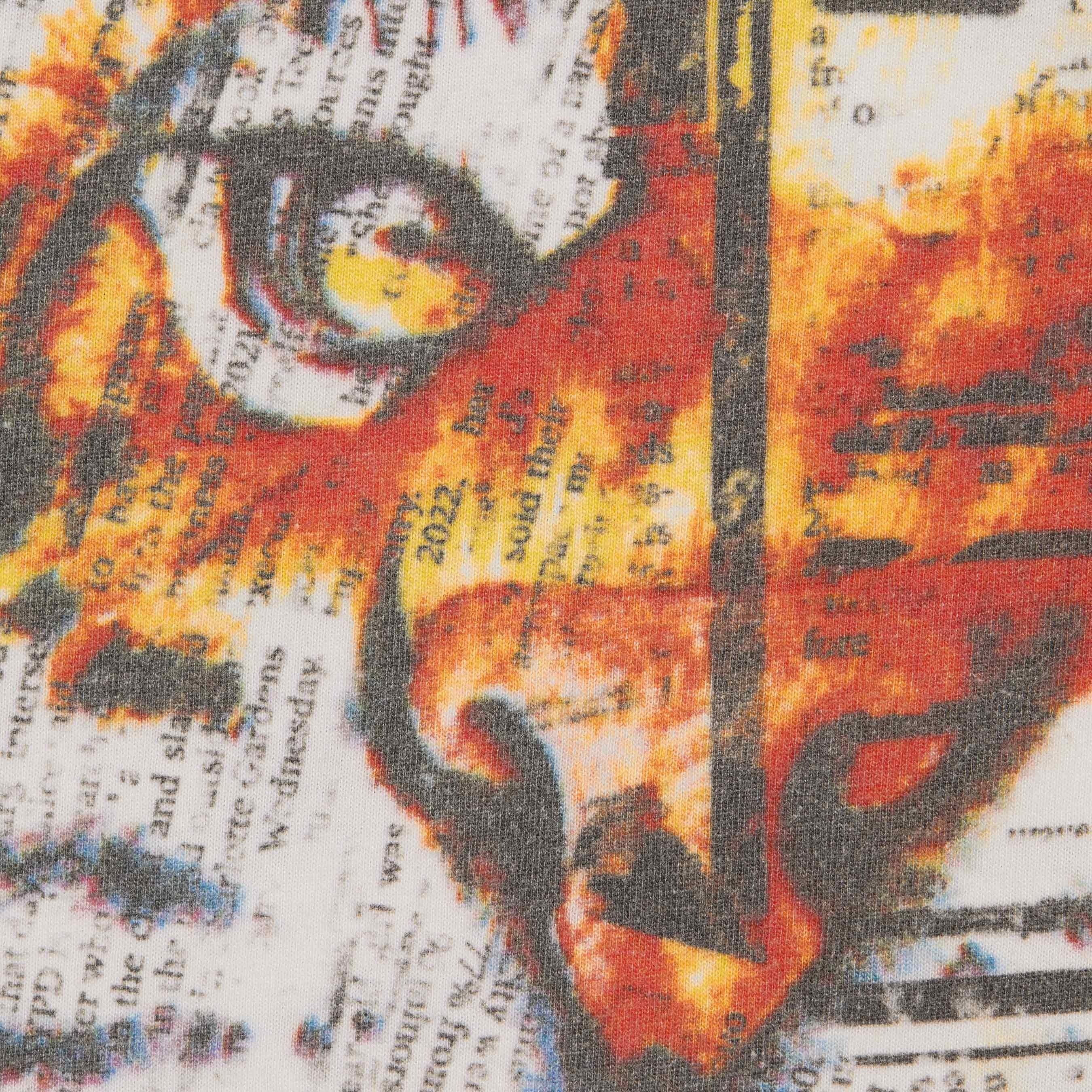 Supreme Newspaper S S Top (SS25) - White - $98