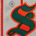 Supreme Old English Baseball Jersey (SS25) - Grey