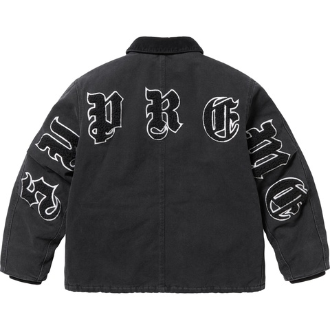 Old English Canvas Work Jacket - Supreme