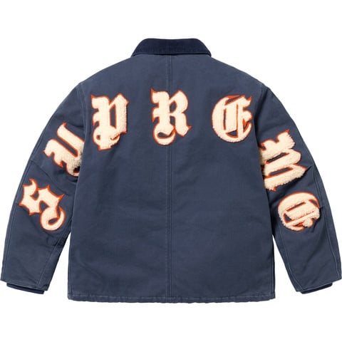 Old English Canvas Work Jacket - Supreme