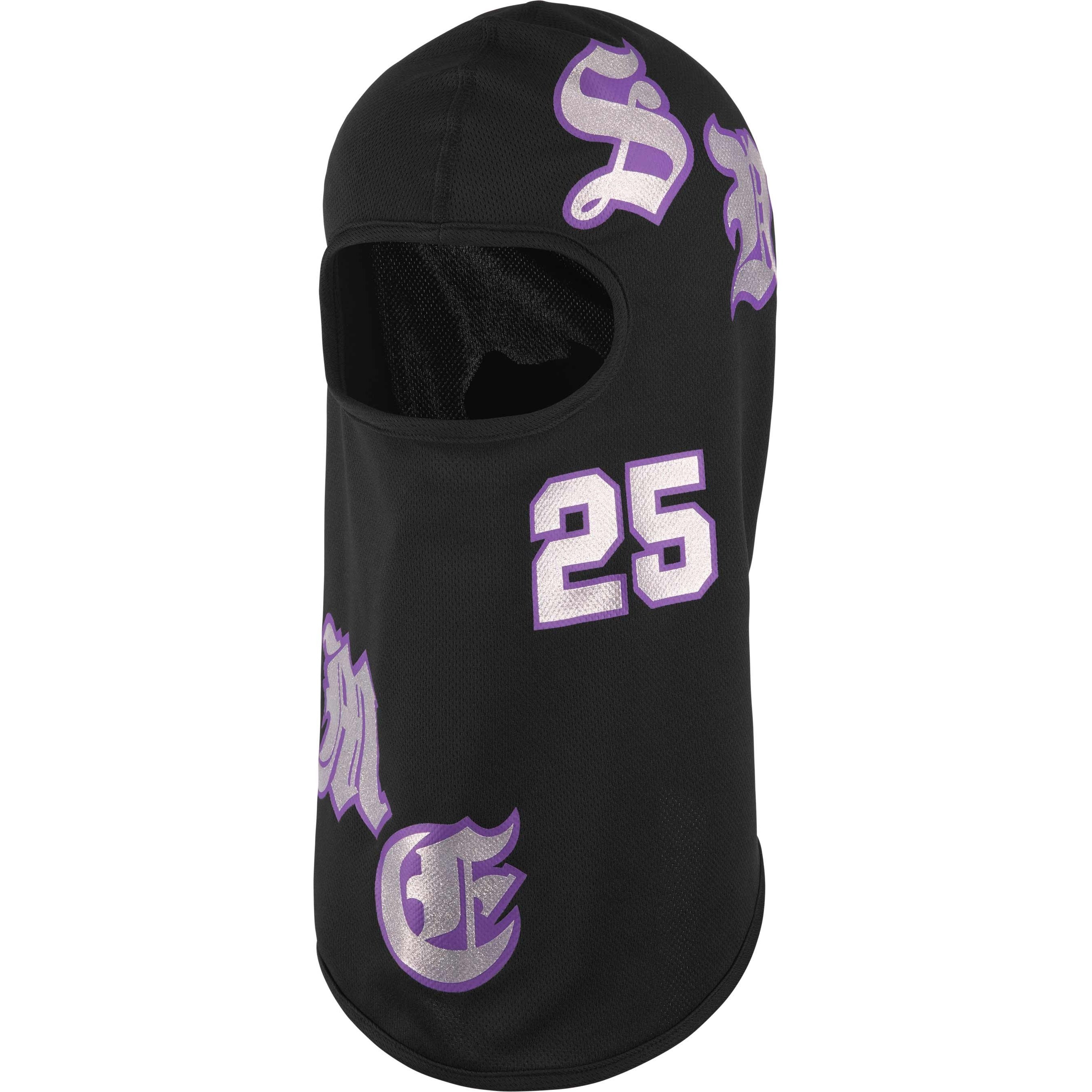 Supreme Old English Lightweight Balaclava (SS25) - Black - $28