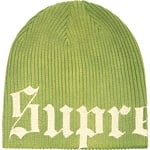 Supreme Old English Printed Beanie (SS25) - Green